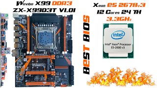 Wovibo X99 (ZX-X99D3T_V1.01) классная плата с DDR3. Детальный обзор, настройка, лучший BIOS, разгон