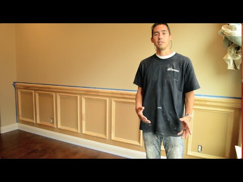 Recessed Panel Wainscoting Installation - How to Install 