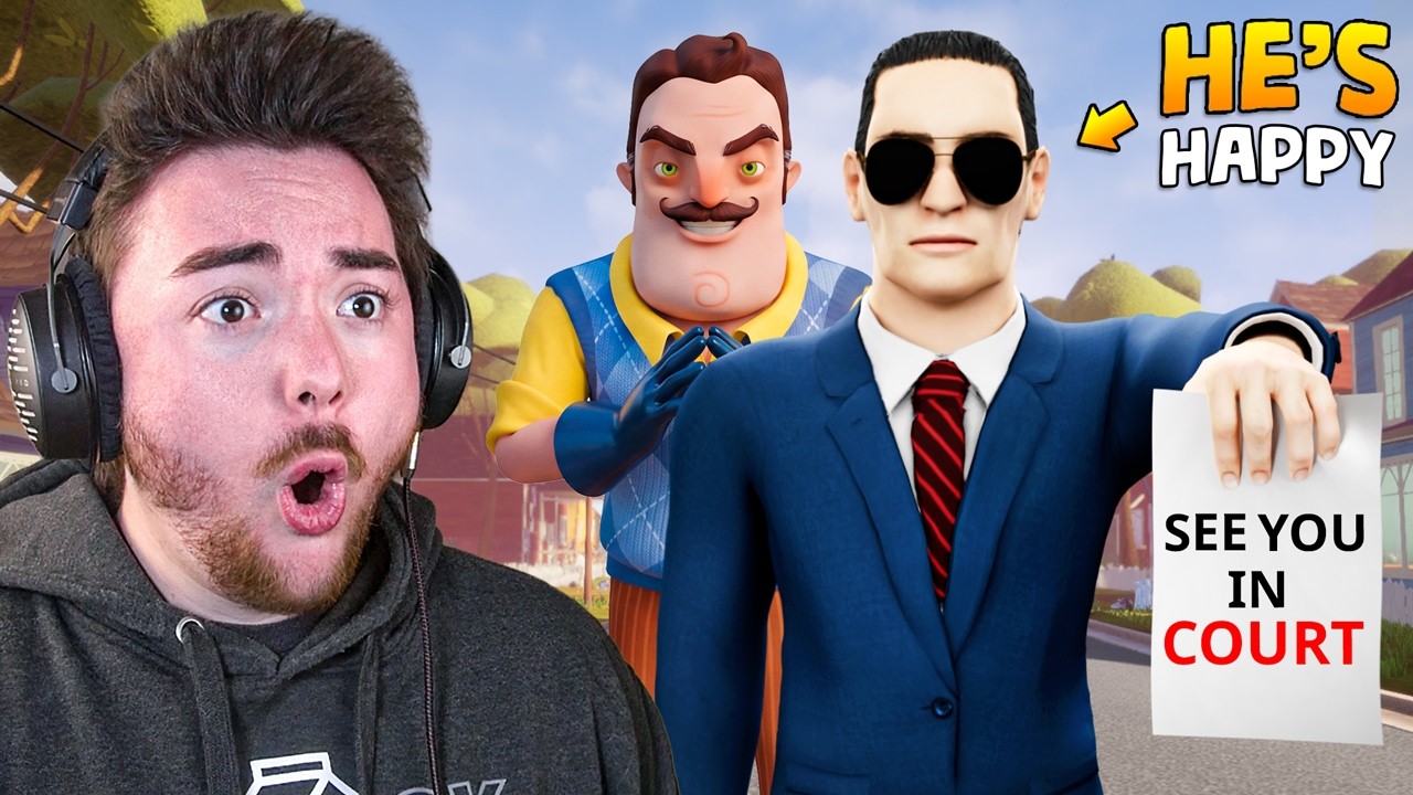 Hello Neighbor but HE HIRED A LAWYER…