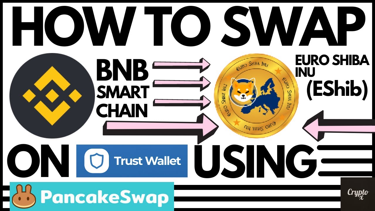 How To Swap From BNB Smart Chain To Euro Shiba Inu EShib On Trust Wallet  Using Pancake Swap Easily - YouTube