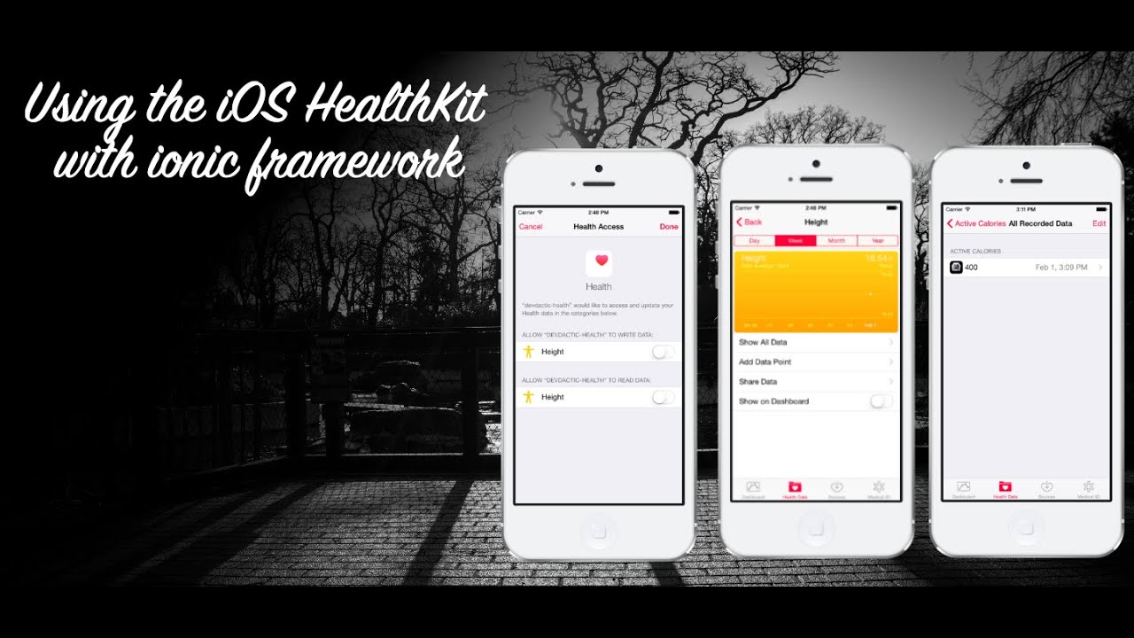 How To Make A HealthKit App With Ionic and ngCordova - YouTube