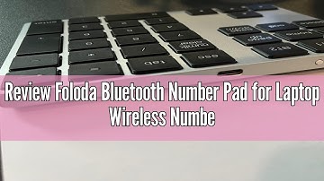 Review Foloda Bluetooth Number Pad for Laptop Wireless Number Keypad for Laptop, Rechargeable 10 Key