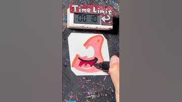 【ASMR】Drawing PatrickStar in 40 Sec