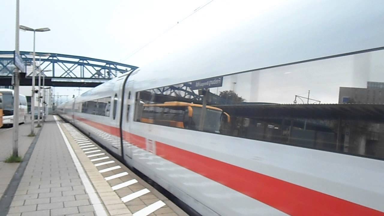 ICE Freiburg hbf Einfahrt YouTube