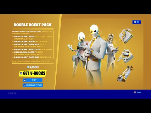Como obter o New Double Agent pacote em Fortnite! (Mostruário)