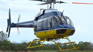 Bell 407 Police Helicopter Landing and Take Off screenshot 1