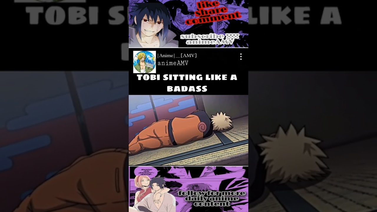 Tobi badass moment give me chill....🥶🥶🥶 