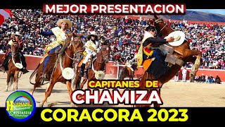 CORACORA 2023 // MEJOR PRESENTACION DE LOS CAPITANES CHAMIZA CON DRONE  DE CORACORA CON HUAMANI PROD