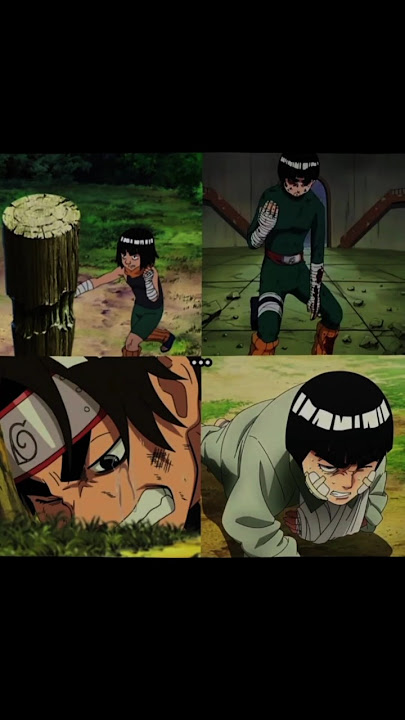 Rock Lee hard work 🗿