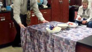 Celebrity Newton's Laws- Tablecloth Trick #1 Net Worth