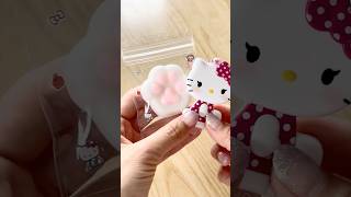 Cando肉球スクイーズ🐾キャンディバックに入れてチャーム作ってみた #cando #キャンドゥ #asmr #スクイーズ
