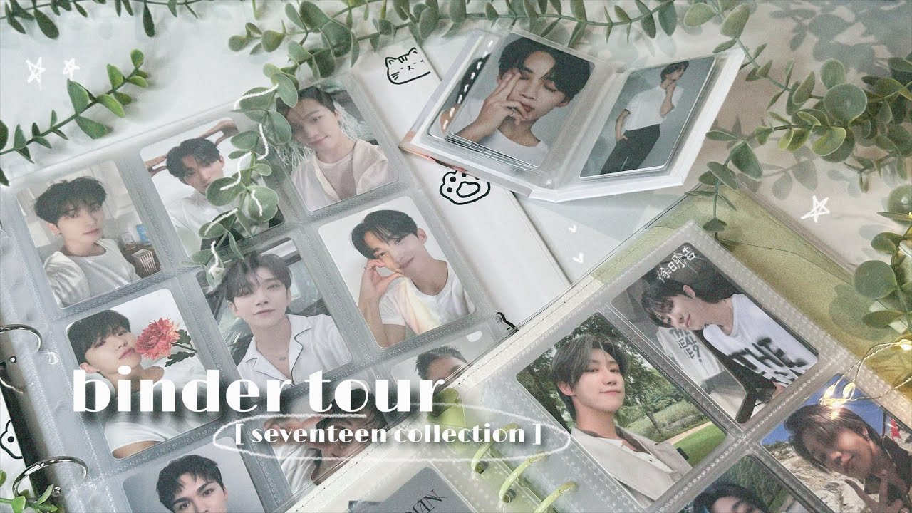 ₊⊹ binder tour seventeen ⋮ коллекция карт ot13 + джонхана и минхао ˎˊ˗