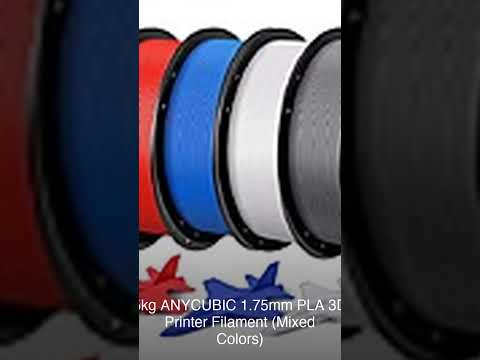 5kg ANYCUBIC 1.75mm PLA 3D Printer Filament (Mixed Colors) Review — Is It Worth It? #Shorts