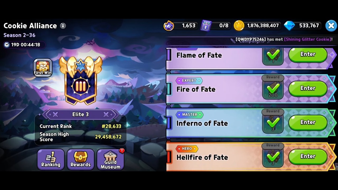 Cookie Alliance: Complete Hero Challenge Walkthrough (Hellfire of Fate) - Cookie Run Kingdom
