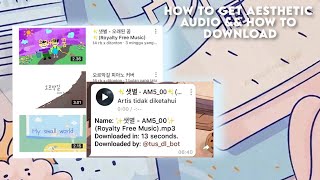 cara mendapatkan backsound aesthetic| how to download aesthetic backgrounds screenshot 5