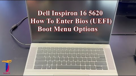 Dell Inspiron 16 5620 - How To Enter Bios (UEFI) & Boot Menu Options