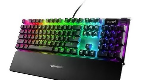 SteelSeries Apex Pro Typing Sound Test - moderate speed