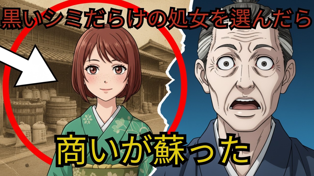 不細工な末娘を嫁に選んだ江戸一の豪商が迎えた衝撃の結末#嫁姑問題 #感動する話 #泣ける話 #江戸時代 #心温まる話 #因果応報 #涙が止まらない #嫁の逆転 #感動アニメ #日本の昔話