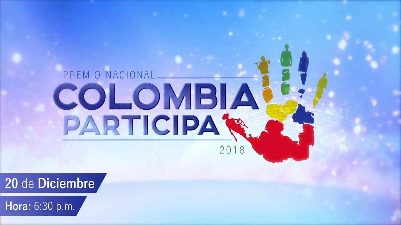 Premios COLOMBIA PARTICIPA 2018 YouTube