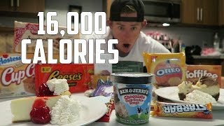 AMERICAN VS EUROPEAN "DESSERT OFF" CHALLENGE | 16,000+ CALORIES The 16lb American Dessert Challenge 27 000 Calories