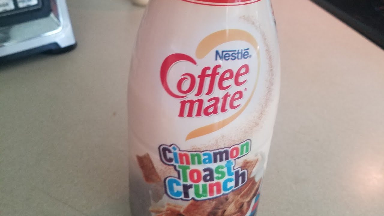 Nestle Coffee Mate Cinnamon Toast Crunch Coffee Creamer Sip N Review YouTube