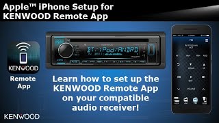 2018 KENWOOD Audio Receivers Apple™ iPhone Remote App Setup screenshot 1