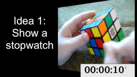 How to show the passage of time in ScreenFlow