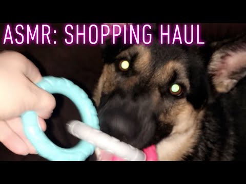 ASMR: Shopping haul! (Marshalls, Home Goods, Hobby Lobby)