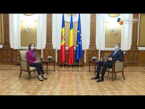 Preşedintele Klaus Iohannis a primit-o pe Maia Sandu, preşedintele Republicii Moldova