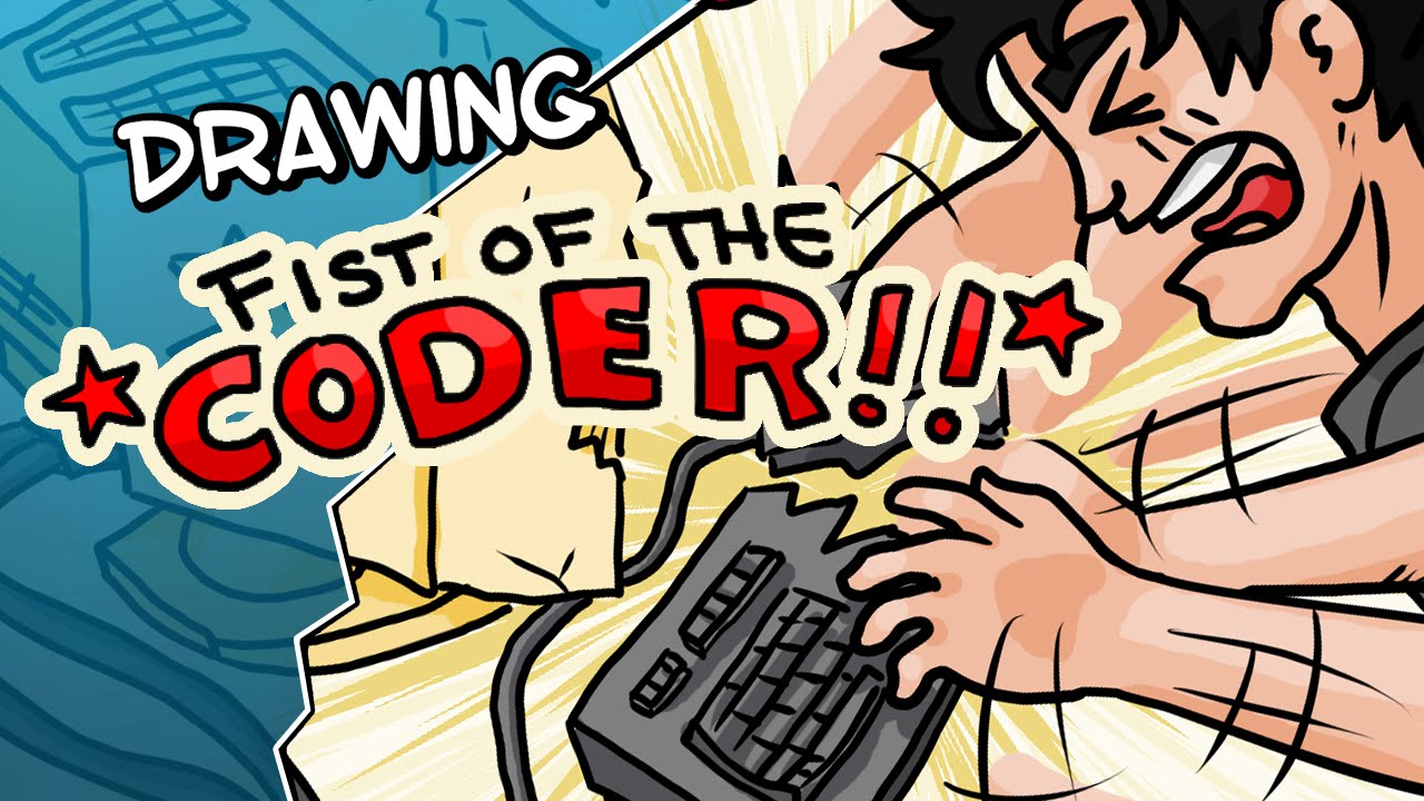 Drawing Fist Of The Coder - WATAAH! + animation! - YouTube