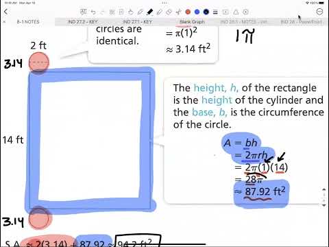 8-1 Video - Find Surface Area of Three Dimensional Figures
