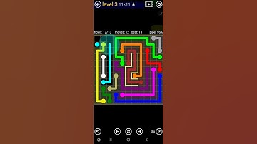 How To Solve Flow Free Pathway Pack Level 3 11x11 Hard Board Walk Through Solution Walkthrough
