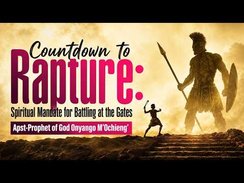 COUNTDOWN TO RAPTURE: SPIRITUAL MANDATE FOR BATTLING AT THE GATES