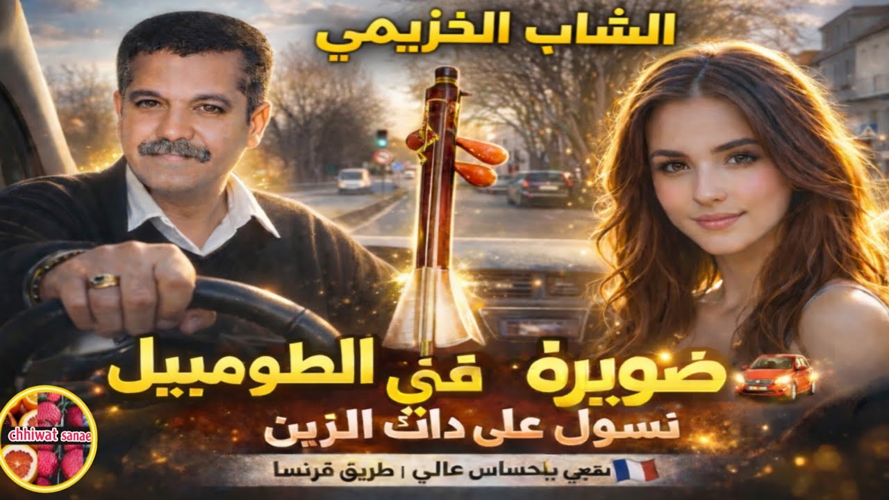 الشاب الخزيمي – ضويرة في الطوموبيل 🚗💃 نسول على داك الزين | راي شعبي بإحساس عالي في طريق فرنسا 