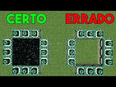 TUTORIAL - COMO FAZER UM PORTAL DO FIM NO MINECRAFT!!!