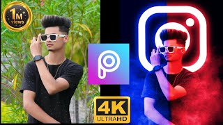 Instagram Dual Tone Photo Editing  Instagram Glowing Photo Editing Picsart  Picsart Photo Editing