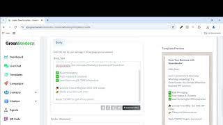 How to Create a Template in GreenSender | Step-by-Step Guide 🚀