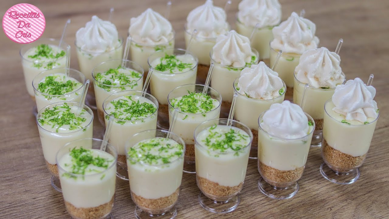 TORTA DE LIMÃO NO COPINHO*FAÇA SUA FESTA EM CASA*| RECEITAS DA CRIS