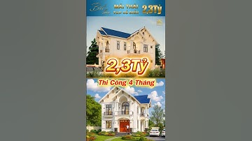 Mẫu biệt thự mái thái tân cổ điển 2 tỷ 3 | biệt thự đẹp 2025 #bietthudep #bietthubinhduong