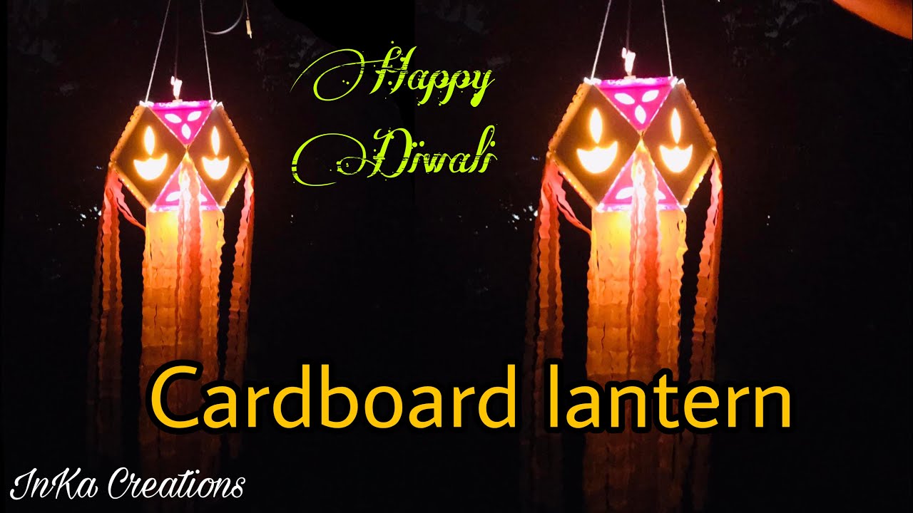 Diwali Lantern | How to make Lantern for Diwali | Diwali decorations ...