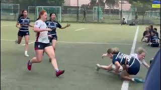 Holly, #4 in U18 rugby Sunday, March 9th