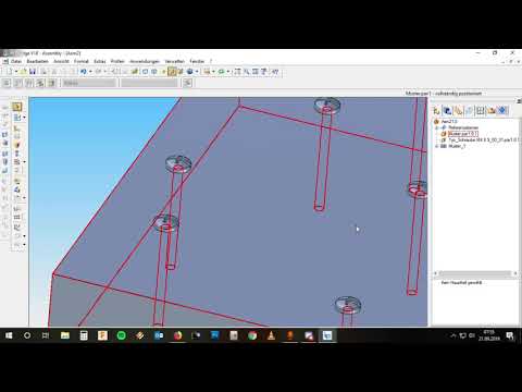 SolidEdge Schraube als Muster