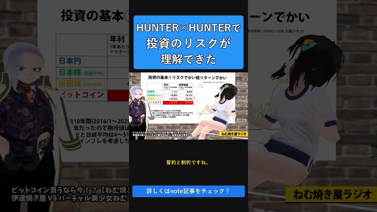 HUNTER×HUNTERで投資のリスクが理解できた ビットコイン半減期4年サイクル投資法