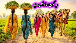 Punjab Culture of Pakistan 🇵🇰 Beautiful Camel Show & Rural Village Life حسین پنجاب منظر#villagelife