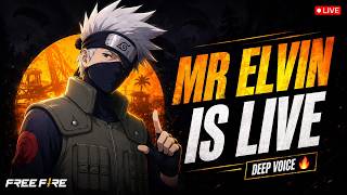 MR ELVIN IS BACK 🎙️ #FreeFireLive 🛑Playing With Subscribers | Custom Room 🔥#freefireindia