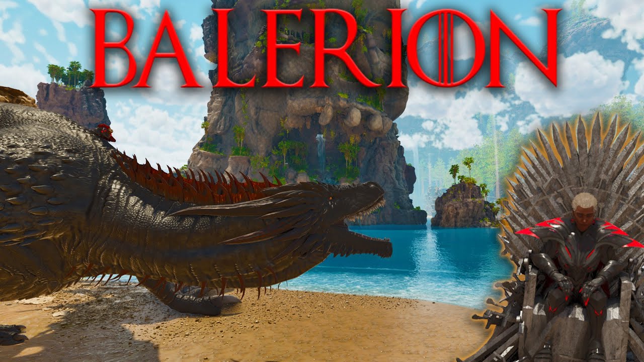 IF YOU LOVE GAME OF THRONES YOU NEED THIS MOD , balerion and vaghar showcase | Ark survival ascended