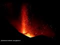 LA PALMA VOLCANO - Partial collapse of the main crater just before midnight on 28 October 2021