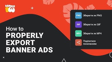 How to properly export banner ads from BannerBoo