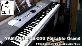 Charity Shop Short - YAMAHA DGX 520 Portable Grand