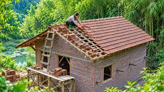 Download lagu After Being Forced Away, Yen Builds a House From Scratch - The Tile Roof Is Finally Complete